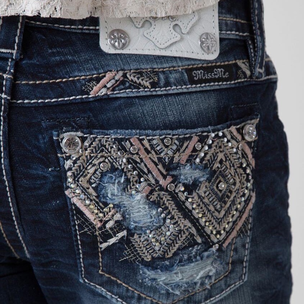 Miss Me Mid-Rise Easy Stretch Crop Jeans
